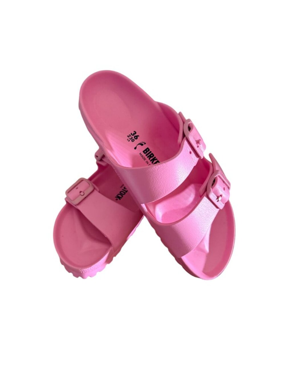 Birkenstock Womens Size 36 US 5-5.5 Pink Arizona EVA Waterproof Slide Sandals - Picture 2 of 9